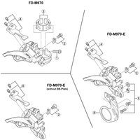 Freewheel Shimano Spares FD-M970 bracket fixing bolt | Extra 10% off for BC Members, money back guarantee + FREE Delivery options & Returns