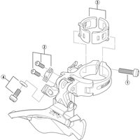 Freewheel Shimano Spares FD-M771 stroke adjustment bolt and plate | Extra 10% off for BC Members, money back guarantee + FREE Delivery options & Returns