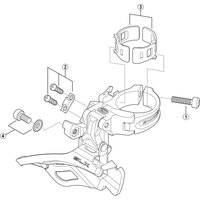 Freewheel Shimano Spares FD-M661 cable fixing plate and bolt M5 x 10.5 mm | Extra 10% off for BC Members, money back guarantee + FREE Delivery options & Returns