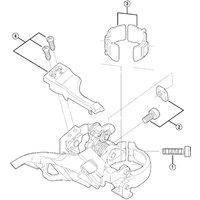 Freewheel Shimano Spares FD-M430 clamp band adapters for, 31.8 mm | Extra 10% off for BC Members, money back guarantee + FREE Delivery options & Returns