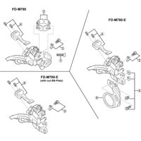 Freewheel Shimano Spares FD-M780 bracket fixing bolt unit | Extra 10% off for BC Members, money back guarantee + FREE Delivery options & Returns