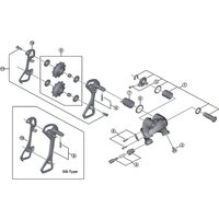 Freewheel Shimano Spares RD-4700 outer plate and plate stopper pin for GS-type | Extra 10% off for BC Members, money back guarantee + FREE Delivery options & Returns