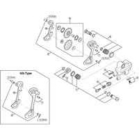 Freewheel Shimano Spares RD-6700 pulley bolt 10.5 mm and 12.5 mm, SS-type | Extra 10% off for BC Members, money back guarantee + FREE Delivery options & Returns