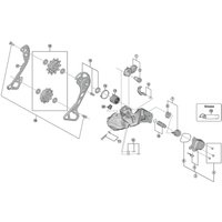 Freewheel Shimano Spares RD-M8050 bracket axle unit | Extra 10% off for BC Members, money back guarantee + FREE Delivery options & Returns