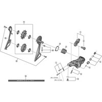 Freewheel Shimano Spares RD-R9100 outer plate and plate stopper pin | Extra 10% off for BC Members, money back guarantee + FREE Delivery options & Returns