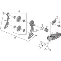 Freewheel Shimano Spares RD-R9150 stroke adjusting bolts and plate | Extra 10% off for BC Members, money back guarantee + FREE Delivery options & Returns