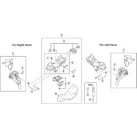 Freewheel Shimano Spares ST-9000 left hand name plate A and screw | Extra 10% off for BC Members, money back guarantee + FREE Delivery options & Returns