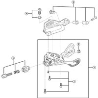 Freewheel Shimano Spares SL-M980 unit fixing bolt and spring washer, M5 x 9.5 mm | Extra 10% off for BC Members, money back guarantee + FREE Delivery options & Returns