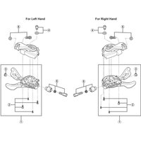 Freewheel Shimano Spares SL-M670-I shifting lever fixing screw set | Extra 10% off for BC Members, money back guarantee + FREE Delivery options & Returns