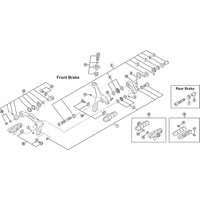 Freewheel Shimano Spares BR-7700 quick release fixing bolt and washer, M4 x 4.8 mm | Extra 10% off for BC Members, money back guarantee + FREE Delivery options & Returns