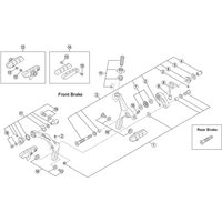 Freewheel Shimano Spares BR-6700 front pivot bolt assembly, 52.5 x 12.5 mm | Extra 10% off for BC Members, money back guarantee + FREE Delivery options & Returns