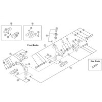 Freewheel Shimano Spares BR-6700 front pivot bolt assembly, 52.5 x 27.0 mm | Extra 10% off for BC Members, money back guarantee + FREE Delivery options & Returns