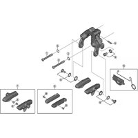 Freewheel Shimano Spares BR-9010 cable fixing bolt and plate, M6 x 8.5 mm | Extra 10% off for BC Members, money back guarantee + FREE Delivery options & Returns