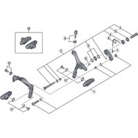 Freewheel Shimano Spares BR-4700 front pivot assembly bolt 50.4 mm, pivot nut 32.0 mm | Extra 10% off for BC Members, money back guarantee + FREE Delivery options & Returns