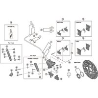 Freewheel Shimano Spares BR-R9170 calliper fixing bolt C for 25 mm rear mount thickness | Extra 10% off for BC Members, money back guarantee + FREE Delivery options & Returns