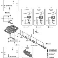 Freewheel Shimano Spares PD-M9220 pins and spacers, pack of 8 | Extra 10% off for BC Members, money back guarantee + FREE Delivery options & Returns