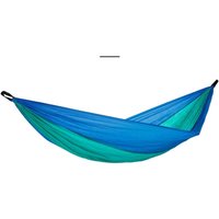 AMAZONAS Ultra-Light Hängematte Adventure Hammock Ice-Blue - Die leichteste Kingsize Hängematte der Welt 180g 275 x 140 cm Packmaß 18 x 6 cm bis 150 kg
