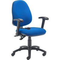 Orchid Lumbar Pump Ergonomic Operator Chair With Folding Arms, Blue Orchid Lumbar Pump Ergonomic Operator Chair With Folding Arms, Blue