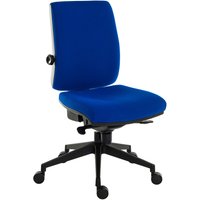 Baron Deluxe 24HR Fabric Ergonomic Operator Chair (Black Frame), Blue Baron Deluxe 24HR Fabric Ergonomic Operator Chair (Black Frame), Blue