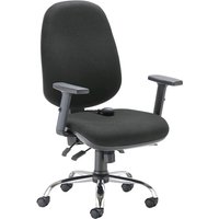 Bormin Ergonomic Pump Up Lumbar Operator Chair, Black Bormin Ergonomic Pump Up Lumbar Operator Chair, Black