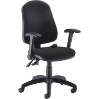 Orchid Lumbar Pump Ergonomic Operator Chair With Folding Arms, Black Orchid Lumbar Pump Ergonomic Operator Chair With Folding Arms, Black