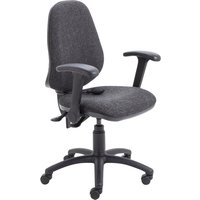 Orchid Lumbar Pump Ergonomic Operator Chair With Folding Arms, Charcoal Orchid Lumbar Pump Ergonomic Operator Chair With Folding Arms, Charcoal