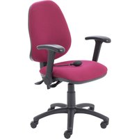 Orchid Lumbar Pump Ergonomic Operator Chair With Folding Arms, Burgundy Orchid Lumbar Pump Ergonomic Operator Chair With Folding Arms, Burgundy