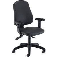 Orchid Ergonomic PU Operator Chair With Lumbar Pump & Adjustable Arms Orchid Ergonomic PU Operator Chair With Lumbar Pump & Adjustable Arms