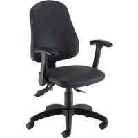 Orchid Ergonomic PU Operator Chair With Lumbar Pump & Folding Arms Orchid Ergonomic PU Operator Chair With Lumbar Pump & Folding Arms