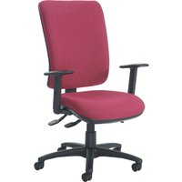 Polnoon Extra High Back Operator Chair With Height Adjustable Arms, Havana Polnoon Extra High Back Operator Chair With Height Adjustable Arms, Havana