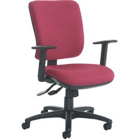 Polnoon High Back Operator Chair With Height Adjustable Arms, Havana Polnoon High Back Operator Chair With Height Adjustable Arms, Havana