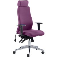 Brechin High Back Fabric Executive Chair With Headrest, Tarot Brechin High Back Fabric Executive Chair With Headrest, Tarot