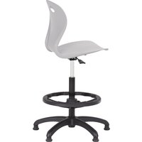 Rosewall Draughtsman Chair, White Aluminium/Signal Grey Rosewall Draughtsman Chair, White Aluminium/Signal Grey