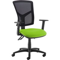 Rapel Mesh Back Operator (Adjustable Arms), Green Rapel Mesh Back Operator (Adjustable Arms), Green