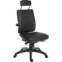 Baron 24HR Ergonomic Chair With Headrest (PU), Black Baron 24HR Ergonomic Chair With Headrest (PU), Black
