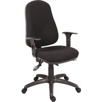 Comfort Ergo Operator Chair With Black Base, Black Comfort Ergo Operator Chair With Black Base, Black