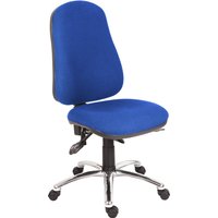 Comfort Ergo Operator Chair With Chrome Base, Blue Comfort Ergo Operator Chair With Chrome Base, Blue