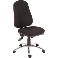 Comfort Ergo Operator Chair With Chrome Base, Black Comfort Ergo Operator Chair With Chrome Base, Black