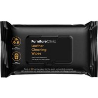 Leather Cleaning Wipes | Pack of 80 | Wipe Clean Leather Surfaces | For Sofas, Car Interiors & More