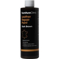 Dark Brown Leather Paint for Repairing Leather Furniture & Clothing - Repair Scuffs, Scratches & Faded Colour - Restore Colour to Sofa, Car Seats, Couch, Armchair, Clothes, Shoes & More