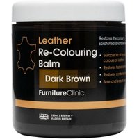 Dark Brown Leather Recolouring Balm - Leather Color Repair & Restore for Faded & Scratched Sofas, Cars, Shoes and Clothing
