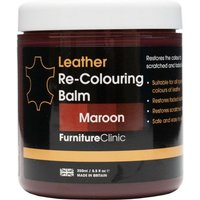 Maroon Leather Recolouring Balm - Leather Color Repair & Restore for Faded & Scratched Sofas, Cars, Shoes and Clothing