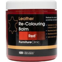 Red Leather Recolouring Balm - Leather Color Repair & Restore for Faded & Scratched Sofas, Cars, Shoes and Clothing