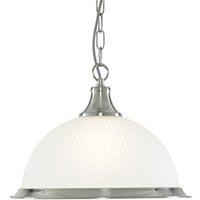 American Diner Satin Silver Pendant American Diner Satin Silver Pendant