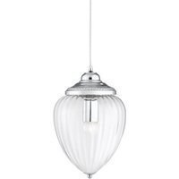 Chrome Rubbed Glass Pendant Lantern Chrome Rubbed Glass Pendant Lantern