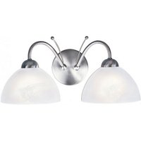 Milanese Satin Silver Double Wall Light Milanese Satin Silver Double Wall Light