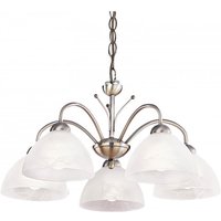 Milanese 5 Arm Antique Brass Ceiling Light Milanese 5 Arm Antique Brass Ceiling Light