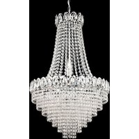 Chrome Finish Crystal Chandelier Ceiling Light Chrome Finish Crystal Chandelier Ceiling Light