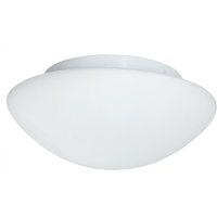 Opal White Glass Flush Fitting Bathroom Ceiling Light Opal White Glass Flush Fitting Bathroom Ceiling Light