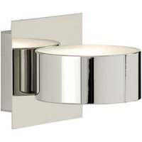 Uplighter and Downlighter Modern Wall Light Finished In Chrome Uplighter and Downlighter Modern Wall Light Finished In Chrome